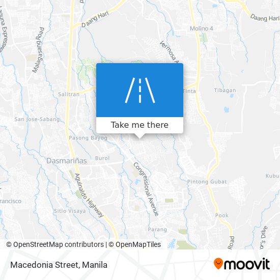 Macedonia Street map