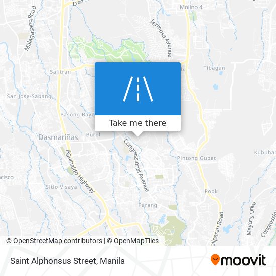 Saint Alphonsus Street map