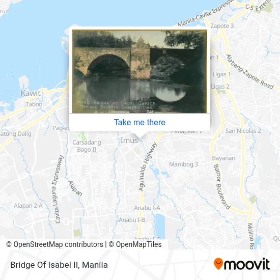 Bridge Of Isabel II map