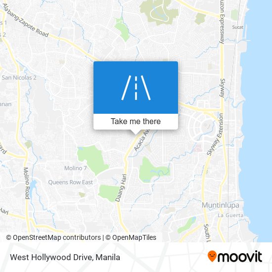 West Hollywood Drive map