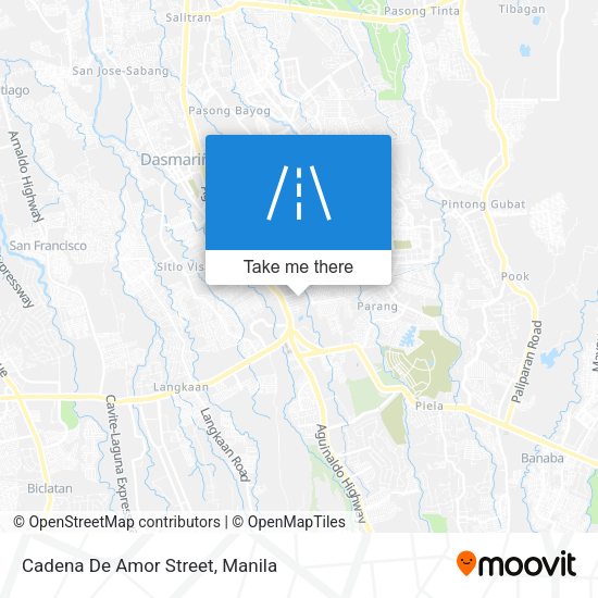 Cadena De Amor Street map