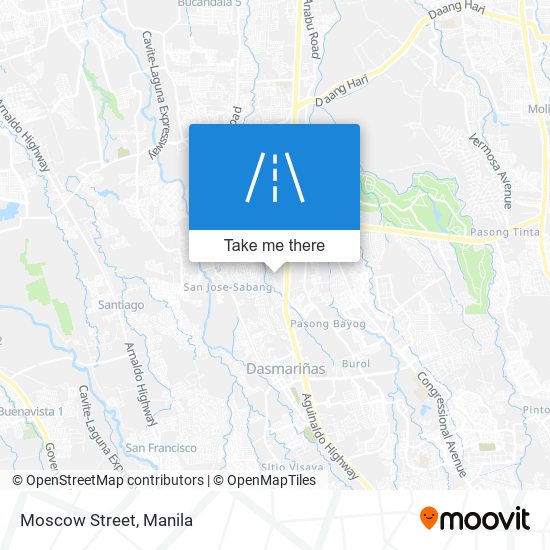 Moscow Street map