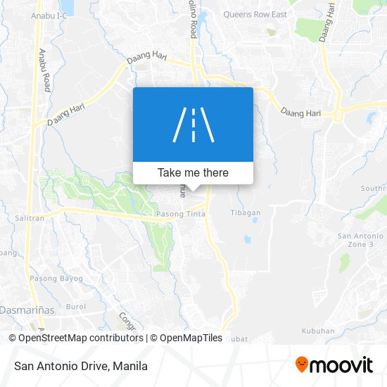 San Antonio Drive map