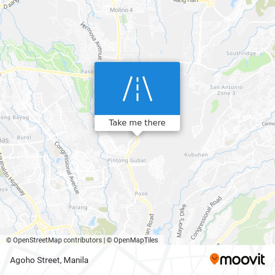 Agoho Street map