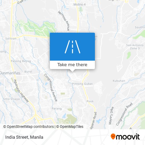 India Street map