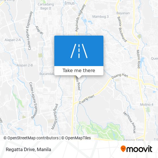 Regatta Drive map