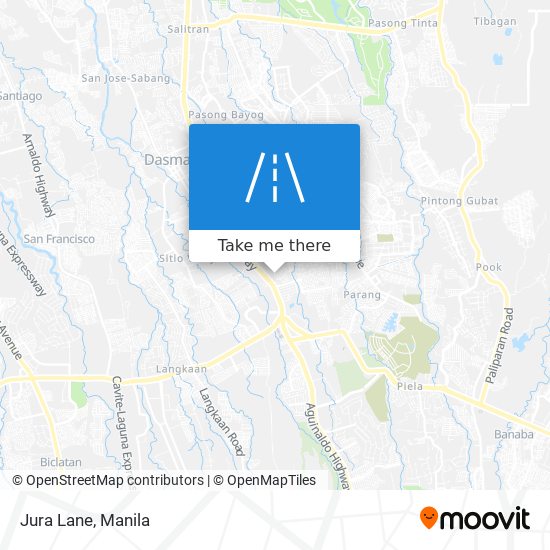 Jura Lane map