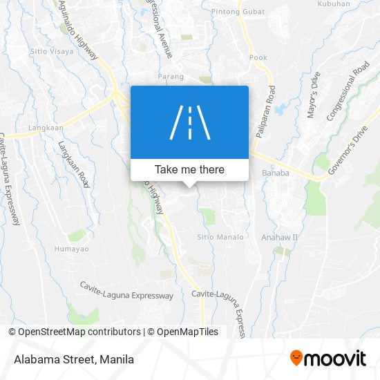 Alabama Street map