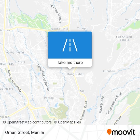 Oman Street map