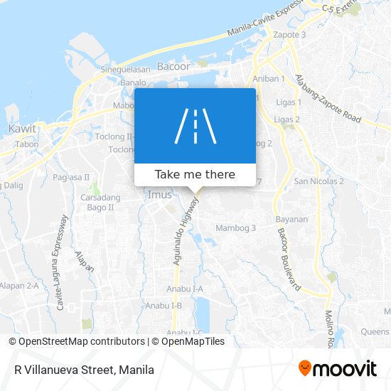 R Villanueva Street map