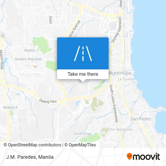 J.M. Paredes map