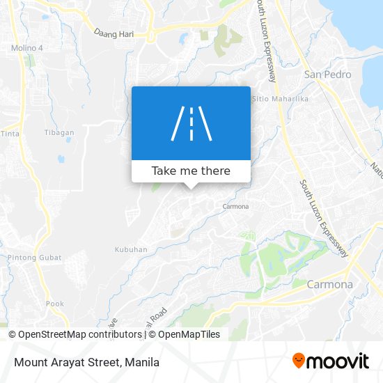 Mount Arayat Street map
