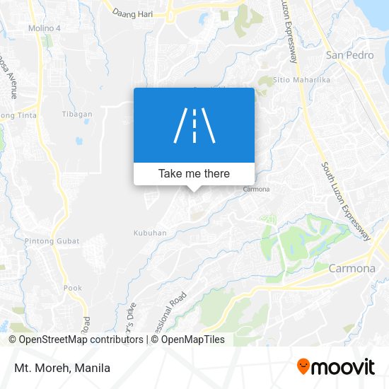 Mt. Moreh map