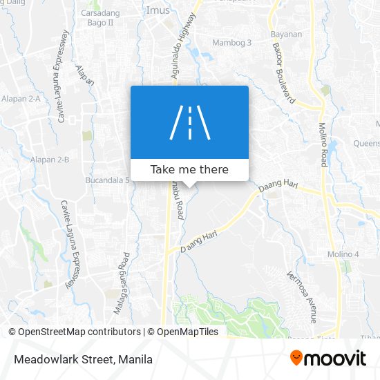 Meadowlark Street map