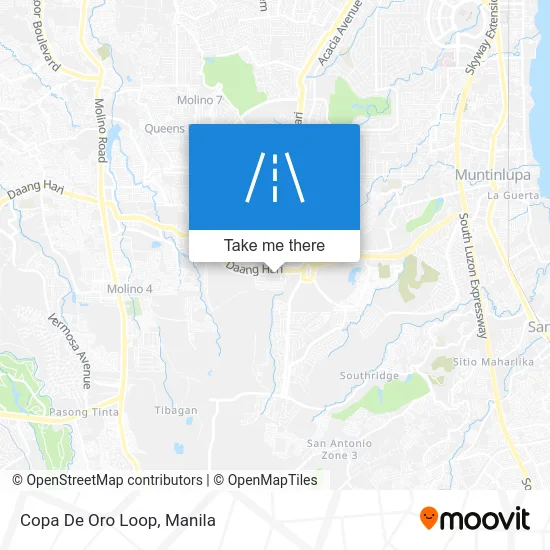 Copa De Oro Loop map