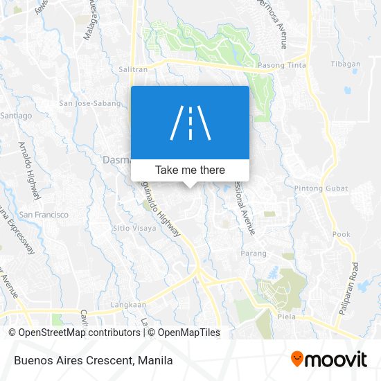 Buenos Aires Crescent map