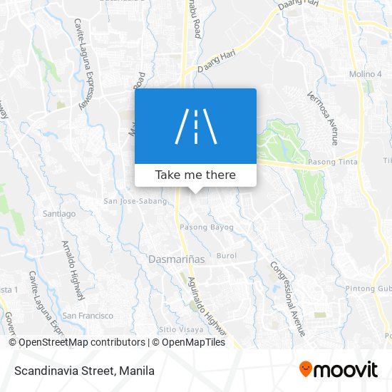 Scandinavia Street map