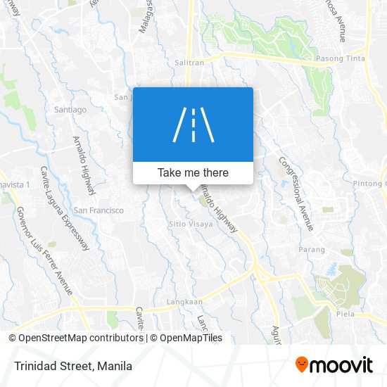 Trinidad Street map