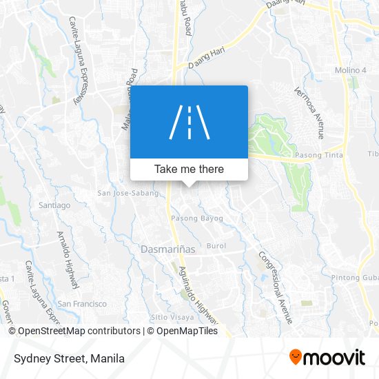 Sydney Street map