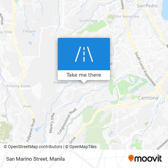 San Marino Street map