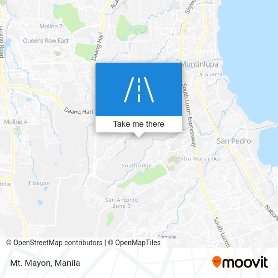 Mt. Mayon map