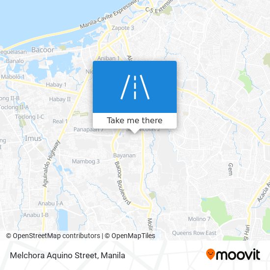 Melchora Aquino Street map