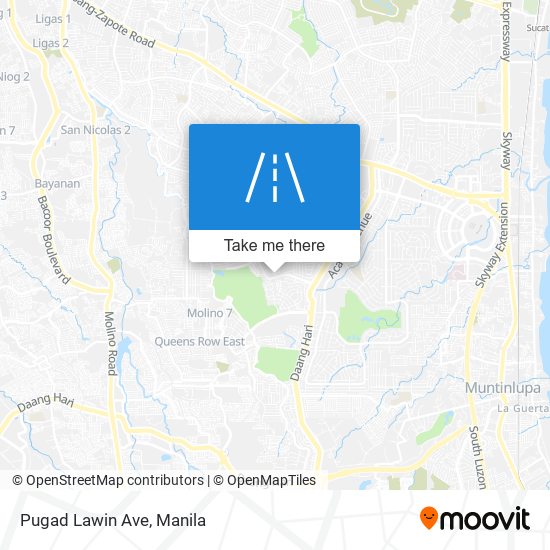 Pugad Lawin Ave map