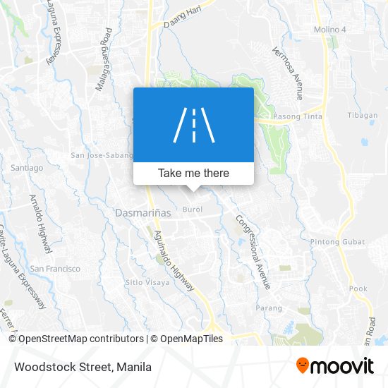 Woodstock Street map