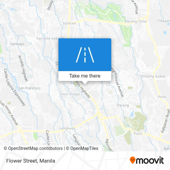 Flower Street map