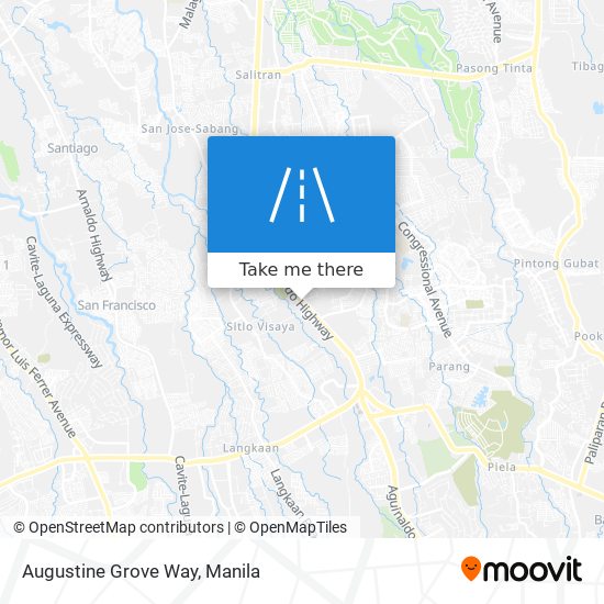 Augustine Grove Way map