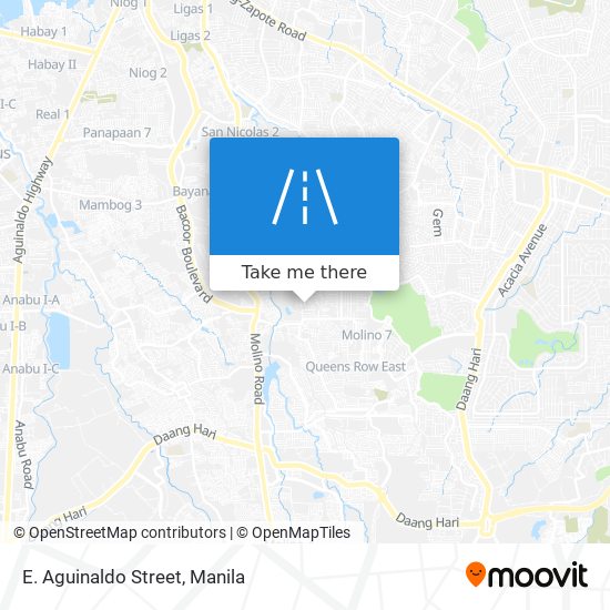 E. Aguinaldo Street map