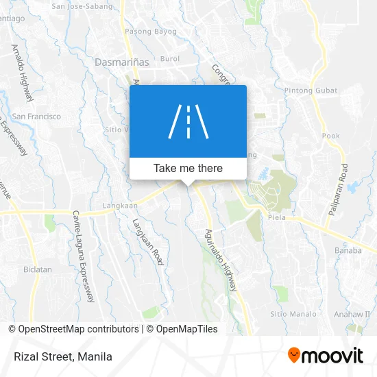 Rizal Street map