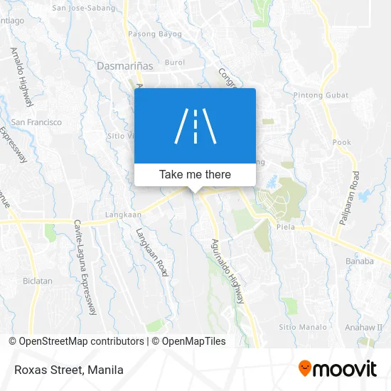 Roxas Street map