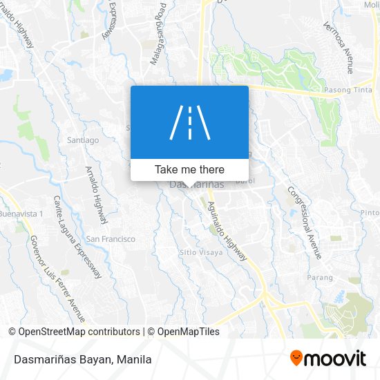 Dasmariñas Bayan map