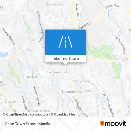 Cape Town Street map