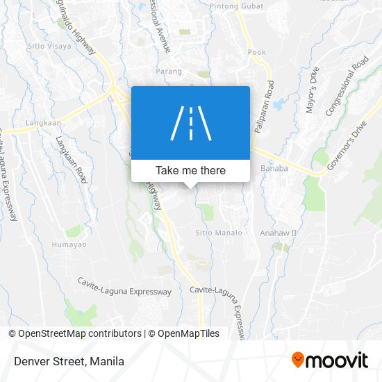 Denver Street map