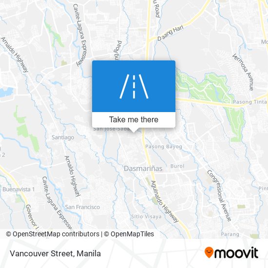 Vancouver Street map