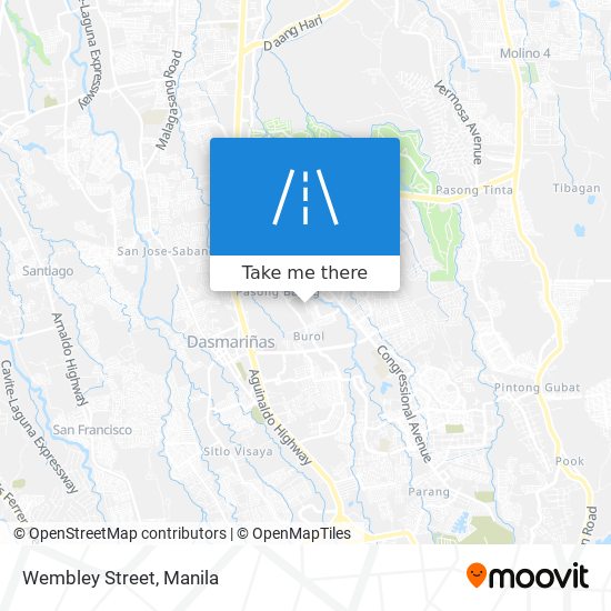 Wembley Street map