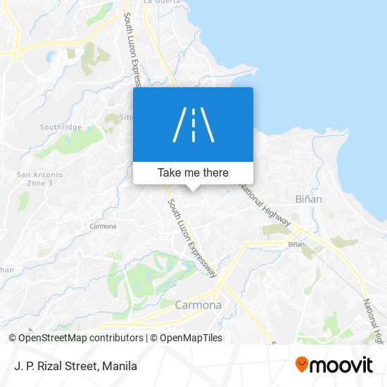 J. P. Rizal Street map