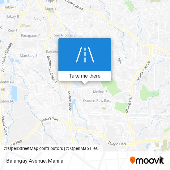 Balangay Avenue map