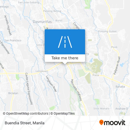 Buendia Street map