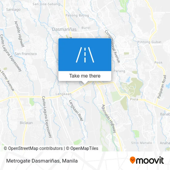 Metrogate Dasmariñas map