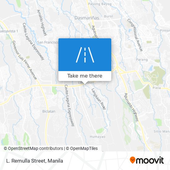 L. Remulla Street map