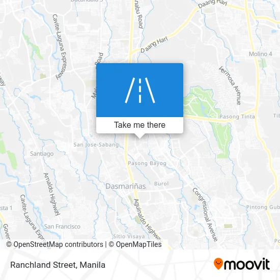 Ranchland Street map