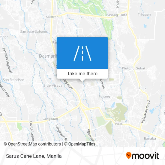 Sarus Cane Lane map