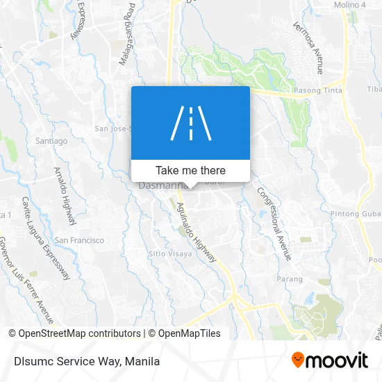 Dlsumc Service Way map