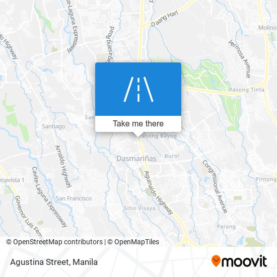 Agustina Street map