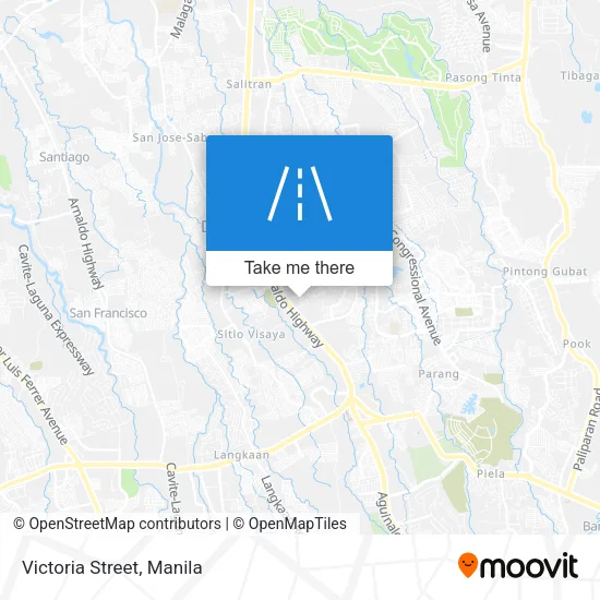 Victoria Street map