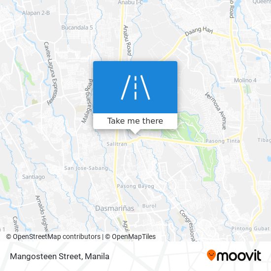 Mangosteen Street map