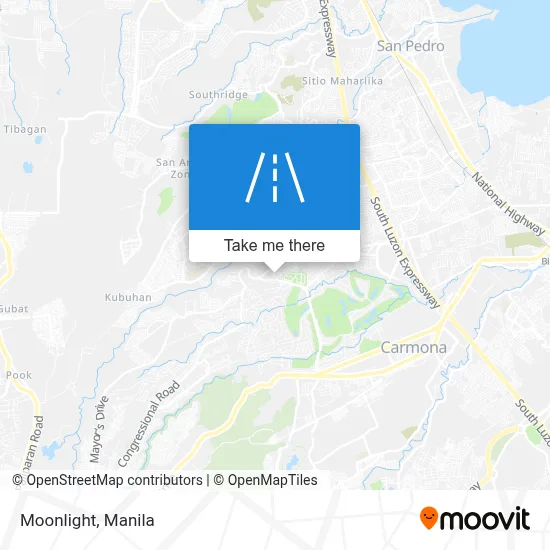 Moonlight map